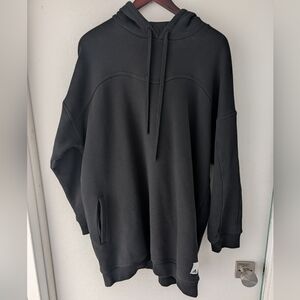 Adidas Black Pullover Hoodie Longline